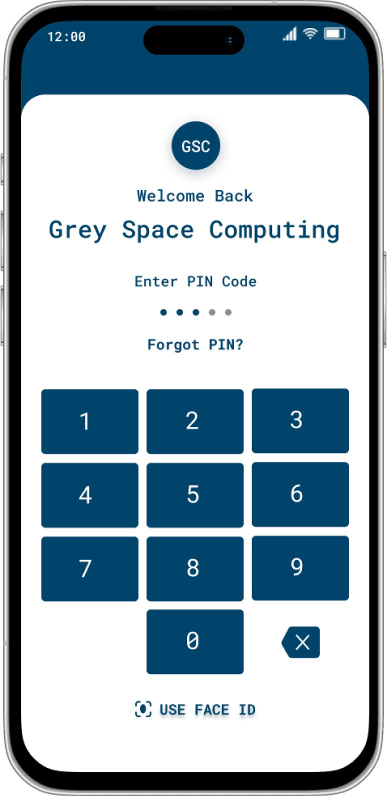 Password mobile screen 1