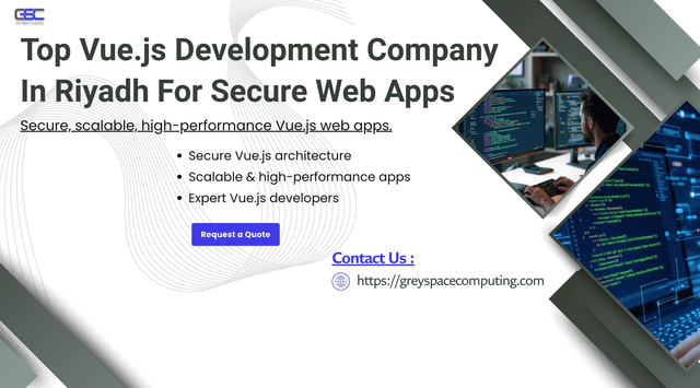 Top Vue.js Development Company in Riyadh for Secure Web Apps