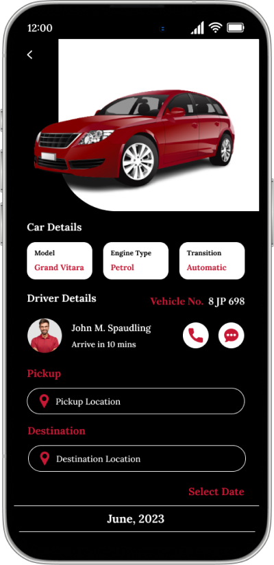 Car Rental booking