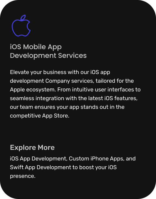 iOS Mobile App Development Services