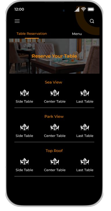 IONIC Restaurant Management app Case study