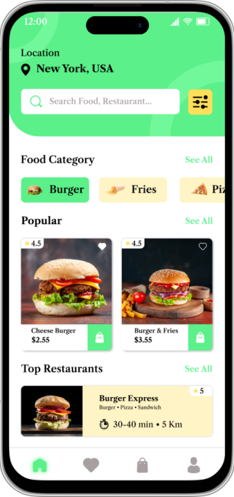 Food Delivery Case study to app development services